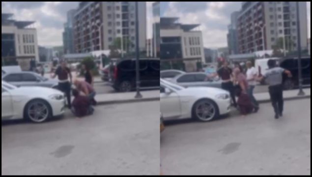 Trafikteki Kavgayı Özel Güvenlik Görevlileri Ayırdı