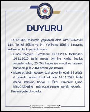 118. Temel Eğitim ve 94. Yenileme Eğitimi Sınavı