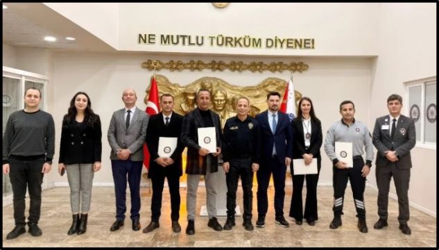 Muğla'da Özel Güvenlik Görevlilerine Başarı Belgesi Verildi