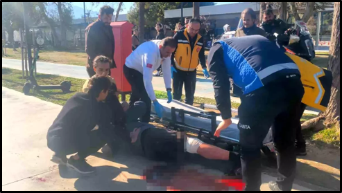 “Neden selam almıyorsun” diyerek yaşlı adamı bacağından bıçakladılar