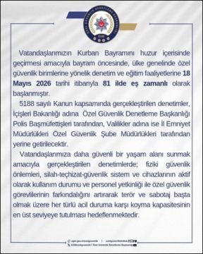  Kurban Bayramı Tedbirleri Kapsamında, Özel Güvenlik Denetimleri 