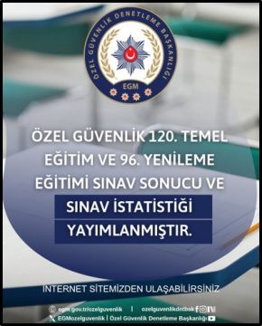120. Temel Eğitim ve 96. Yenileme Eğitimi Sınavı