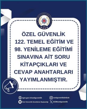 122. Temel Eğitim ve 98. Yenileme Eğitimi Sınavı